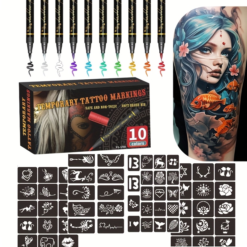 Copic Marker Sketch - Set di pennarelli per tatuaggi temporanei