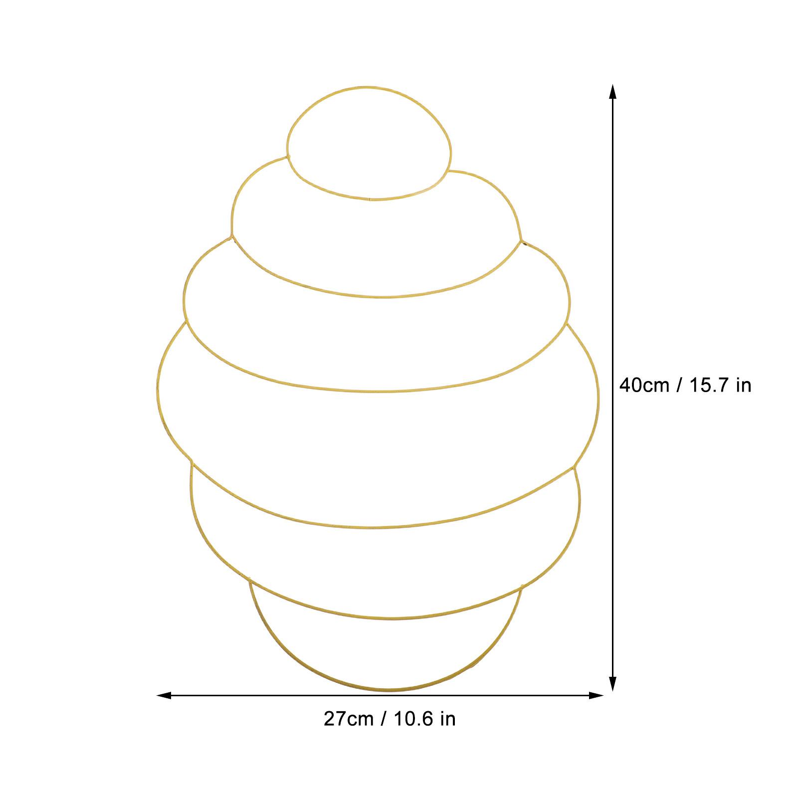 Anello Decorativo in Filo Meta - Wreath Form Wire recensione e prezzo